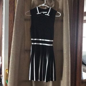 Black and white dress